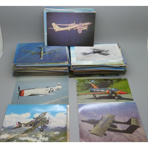 666 - Approximately 250 military aircraft postcards