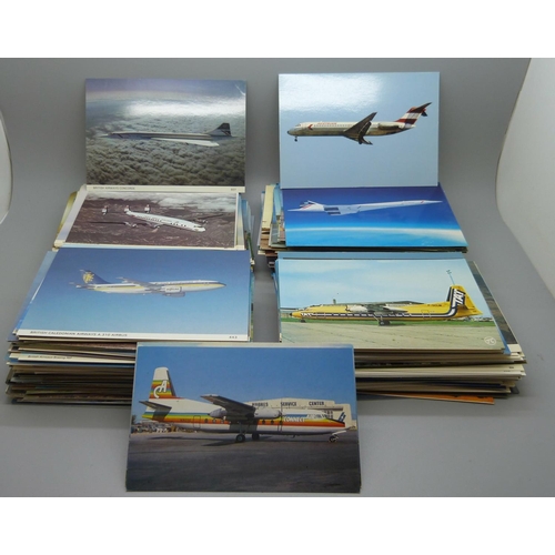 673 - Approximately 450 civilian aircraft postcards