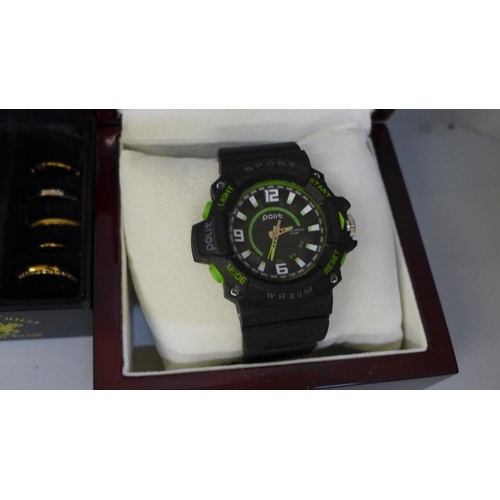 718 - Assorted wristwatches including Storm