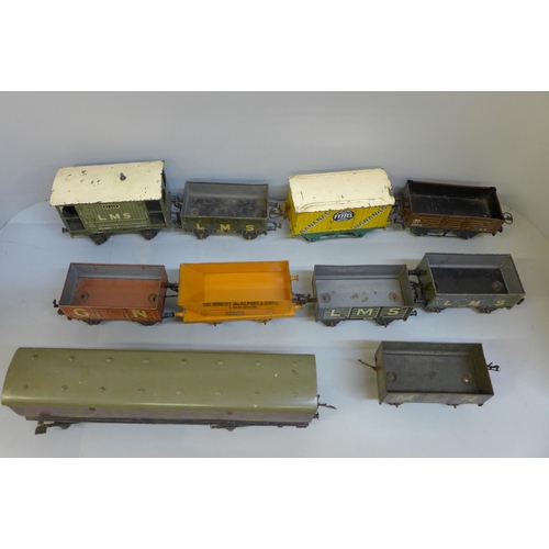 743 - A collection of Hornby and Bing 0 gauge model railway