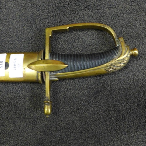 825 - A Russian model 1798 light cavalry sabre and scabbard