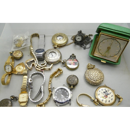 883 - Pocket watches and wristwatches