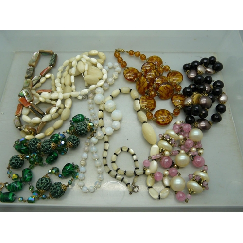 902 - A collection of glass beads