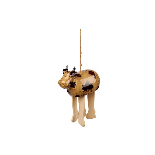 1317 - A ceramic cow windchime (FL54010)   *