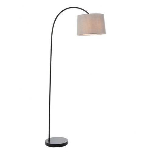 1325 - A Carlson floor lamp with grey shade (501608797266154)   #