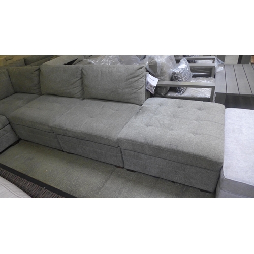 1519 - Tisdale 6 Piece Fabric Sofa Lg  (4112-10)  Original RRP £1916.66 + VAT * This lot is subject to VAT