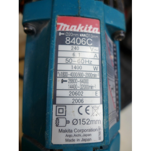 2003 - Makita 240v 8406C breaker drill and Power G SDS drill