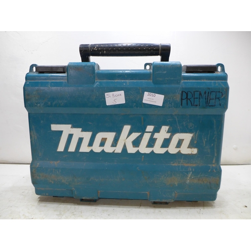 2010 - Makita 110v SDS drill in case plus pipe bender with 3/5