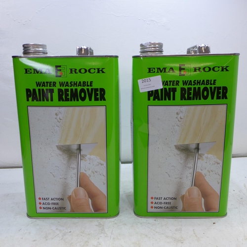 2015 - 2 x 5ltr washable paint remover (EMA Rock brand)