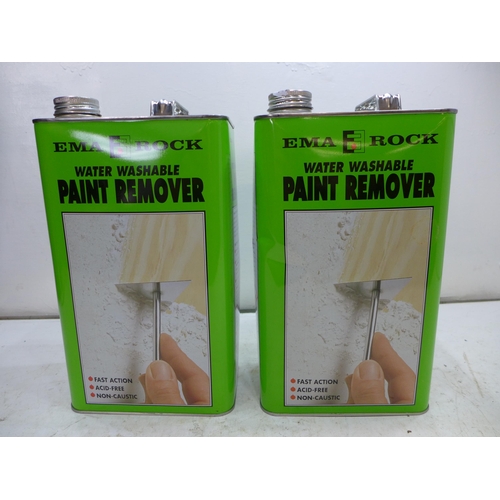 2016 - 2 x 5ltr washable paint remover (EMA Rock brand)