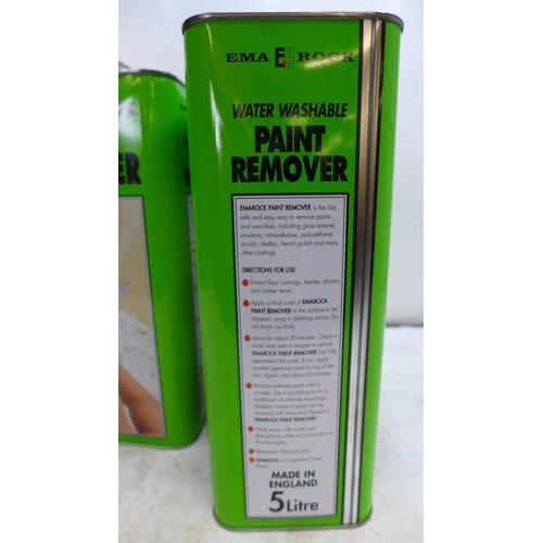 2016 - 2 x 5ltr washable paint remover (EMA Rock brand)