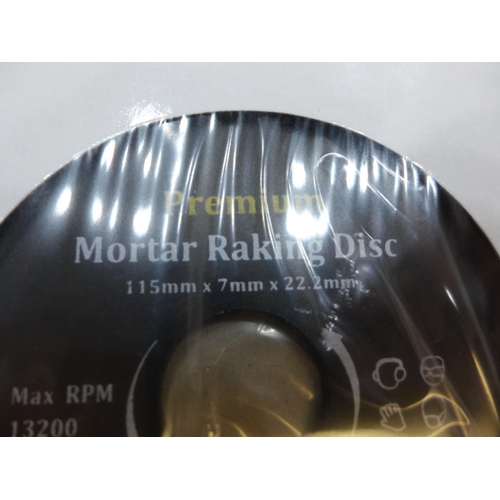 2033 - 5 Diamond pro Series mortar raking discs