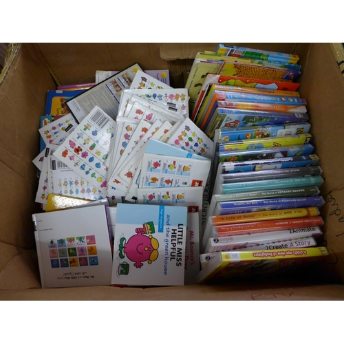 2077 - Approx 50-60 children's books and DVD's