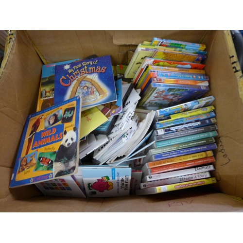 2077 - Approx 50-60 children's books and DVD's