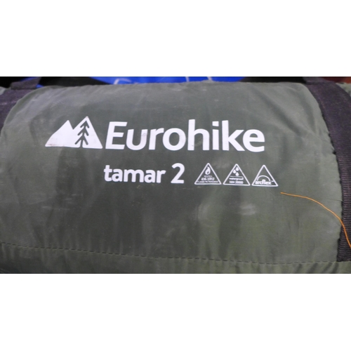 2079 - Halfords 2 Second pop-up tent with Eurohike Tamar 2-man tent