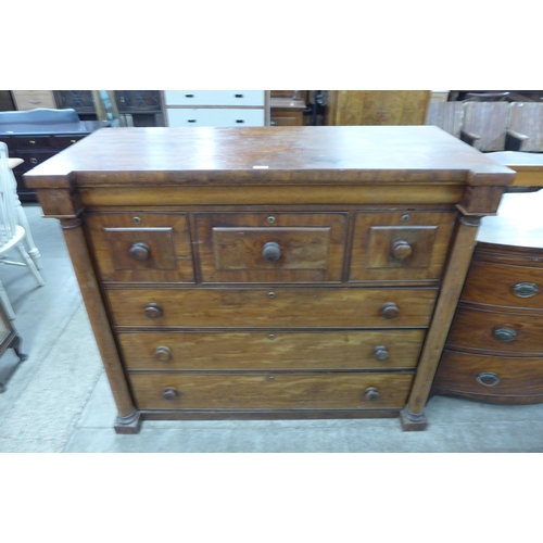 115 - A Victorian Scottish mahogany chest of drawers