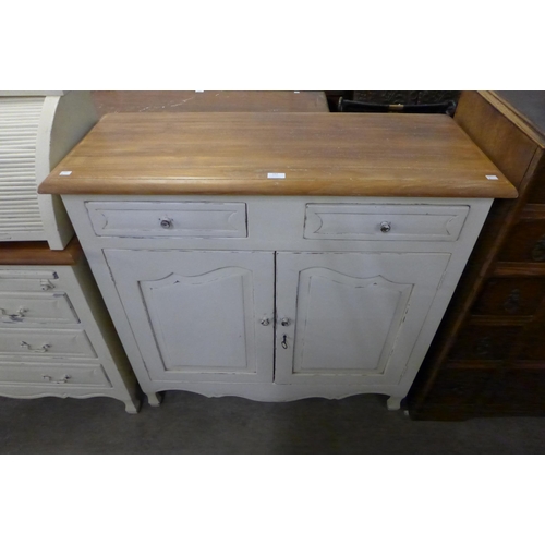 146b - A Laura Ashley painted beech Bramley range dresser