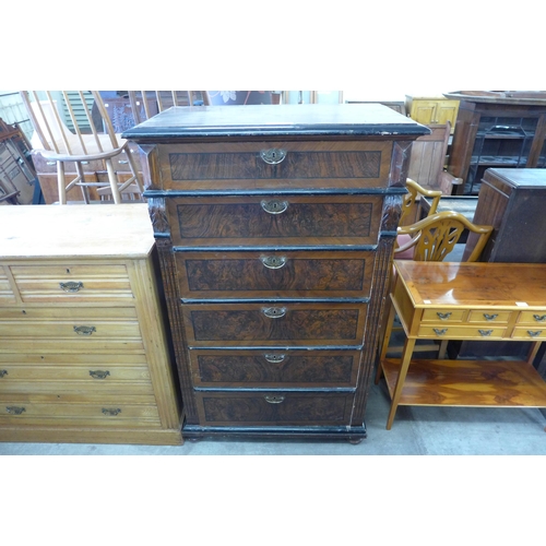 175 - A 19th Century French scumbled pine chest of drawers