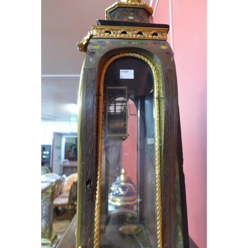 22 - A large Boulle style bracket clock