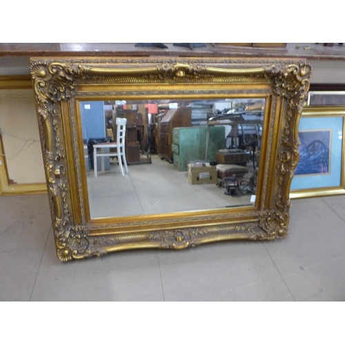 364 - A large French style gilt framed mirror