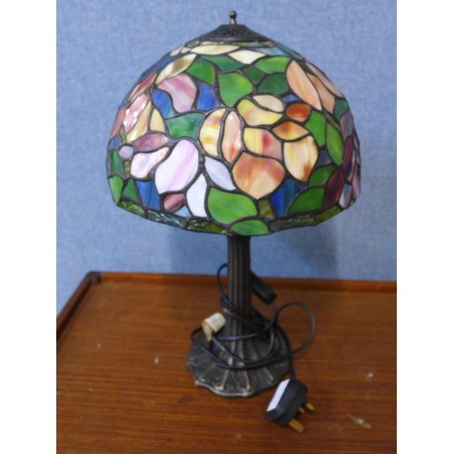 380 - A Tiffany style table lamp