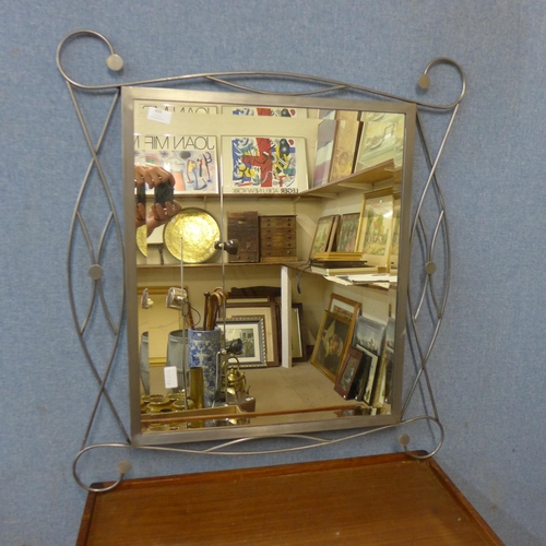 409 - A metal framed mirror