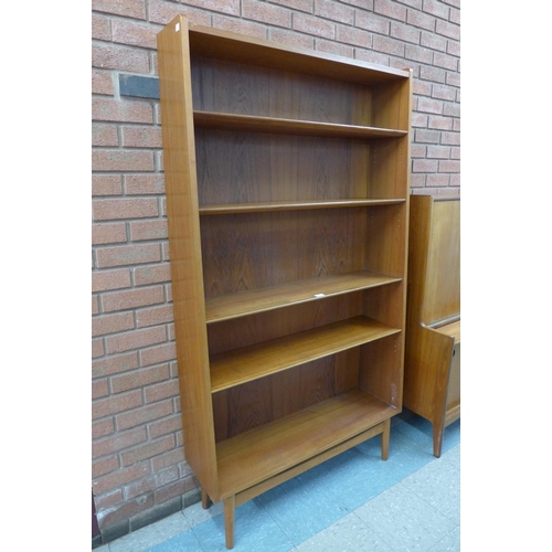 58 - A Danish Bornholm Mobler teak open bookcase