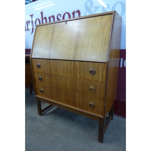 65 - A Turnidge of London teak bureau