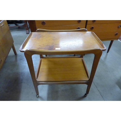 80 - A teak trolley