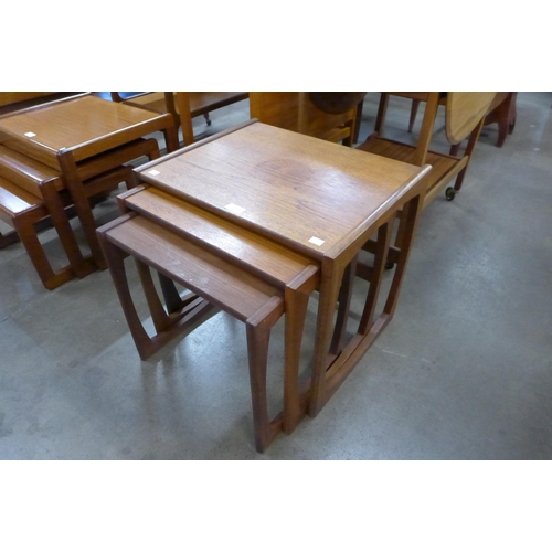 84 - A G-Plan Quadrille teak nest of tables