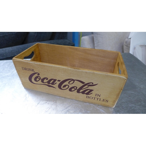 1469 - A vintage style Coca-Cola wooden box, H 28cm, W 12cms (FC2503)   #