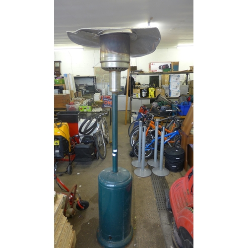 2437 - Calor gas patio heater with full tank of gas