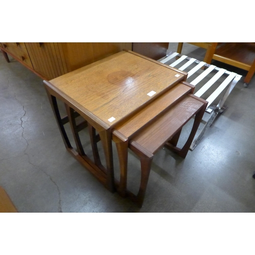 82 - A G-Plan Quadrille teak nest of tables