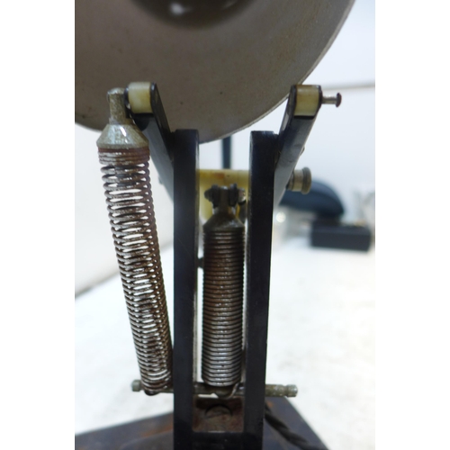 2189 - Vintage square based anglepoise lamp Black