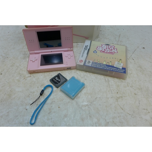 2234 - Nintendo DS Lite with Big Brain Academy Game Boxed