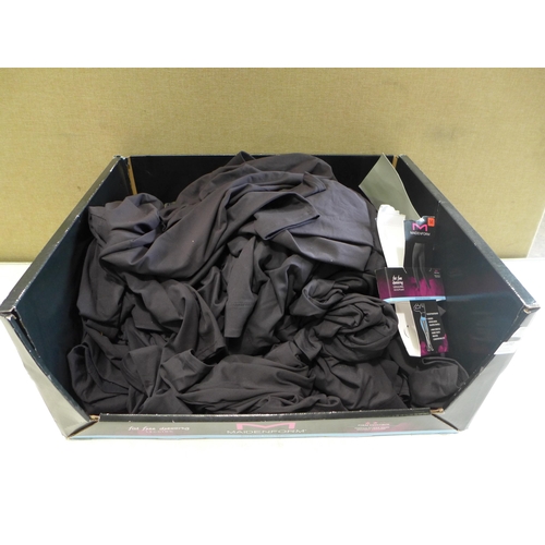 3090 - Box of Women's Black Maidenform control leggings, mixed sizes * this lot is subject to VAT