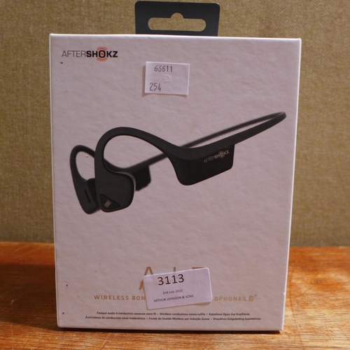 3113 - Aftershokz Trekz air Grey headphones  ( 254-807)  * This lot is subject to vat