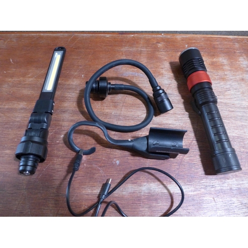 3115 - Camelion torch and attachments ( 254-808)  * This lot is subject to vat