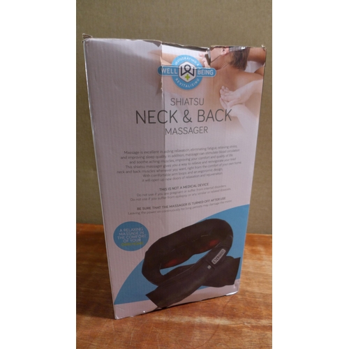 3118 - Wellbeing Shiatsu Neck Massager (254-280)   * This lot is subject to vat