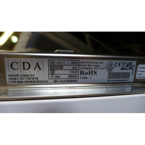 3023 - CDA  Integrated Slimline Dishwasher (Model: CDI4121) H820xW448xD550  Original RRP £315.83 inc VAT * ... 