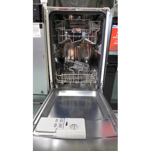 3025 - Hoover  Fully Integrated Dishwasher (Slimline) (Model: HFI550/E-80) H820xW445xD540  Original RRP £31... 