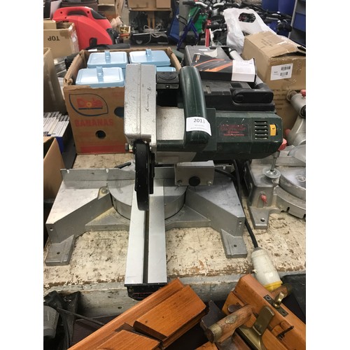 2013 - 110v Metabo sliding mitre saw