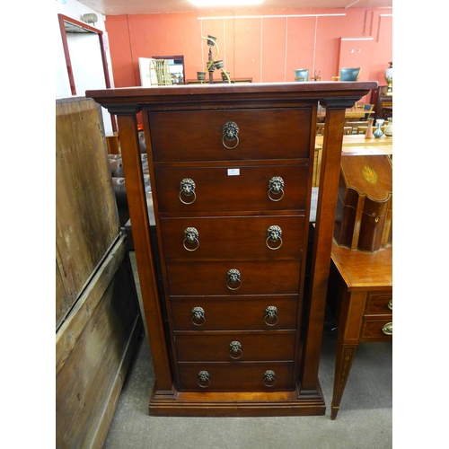 158 - A 19th Century French style mahogany chest of drawers