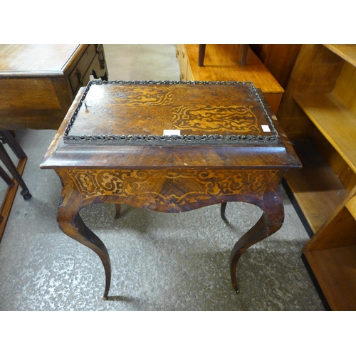 196 - A 19th Century French inlaid rosewood jardiniere/table