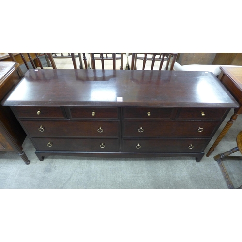 209 - A Stag Minstrel mahogany Captain's chest of drawers