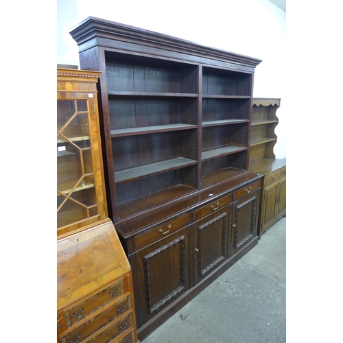 288 - A Victorian mahogany library bookcase