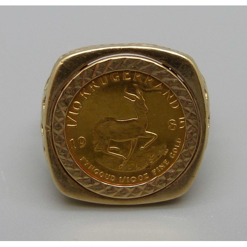 Krugerrand ring clearance for sale