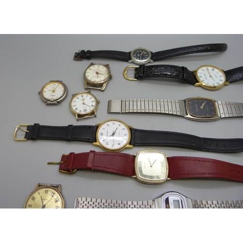 648 - Lady's and gentleman's wristwatches including Sekonda, Rotary, Limit and Smiths