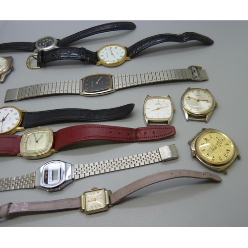 648 - Lady's and gentleman's wristwatches including Sekonda, Rotary, Limit and Smiths