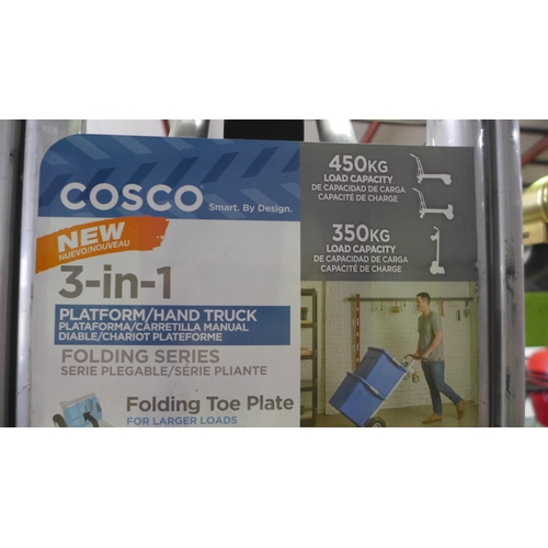 3014 - Cosco 3-in-1 Hand Truck (12243Asb10), Original RRP £108.32 + vat (260-52)   * This lot is subject to... 